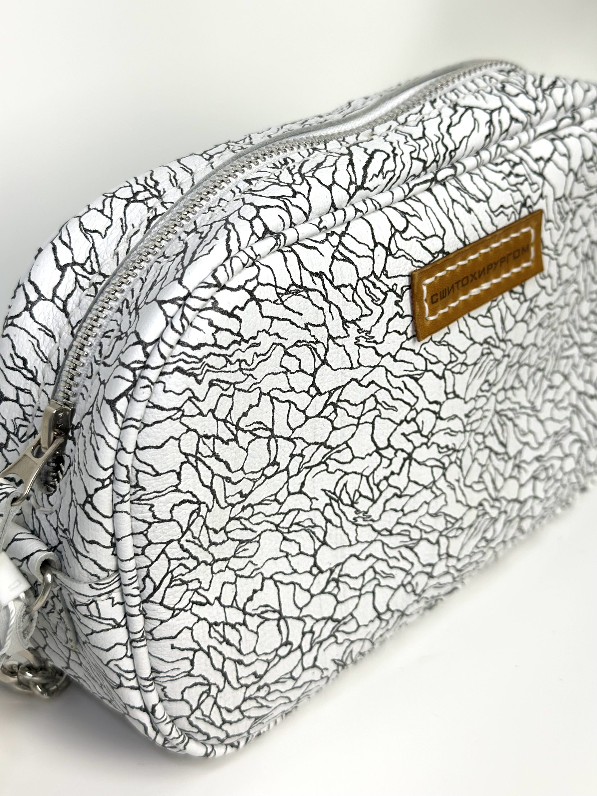 Сумка ОВАЛ (БЕЛЫЕ КАМНИ)