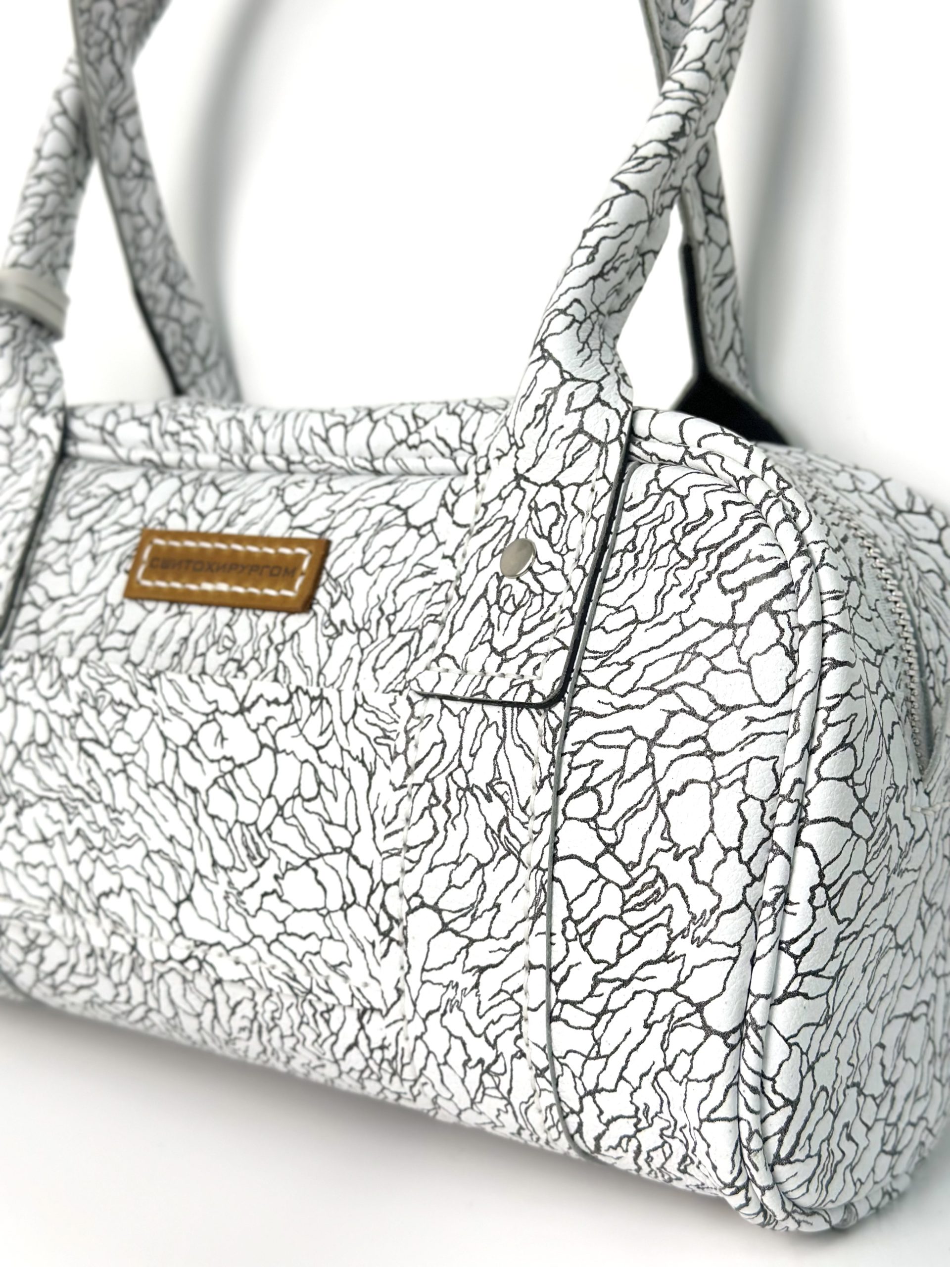 Сумка БАТОН (белые камни)