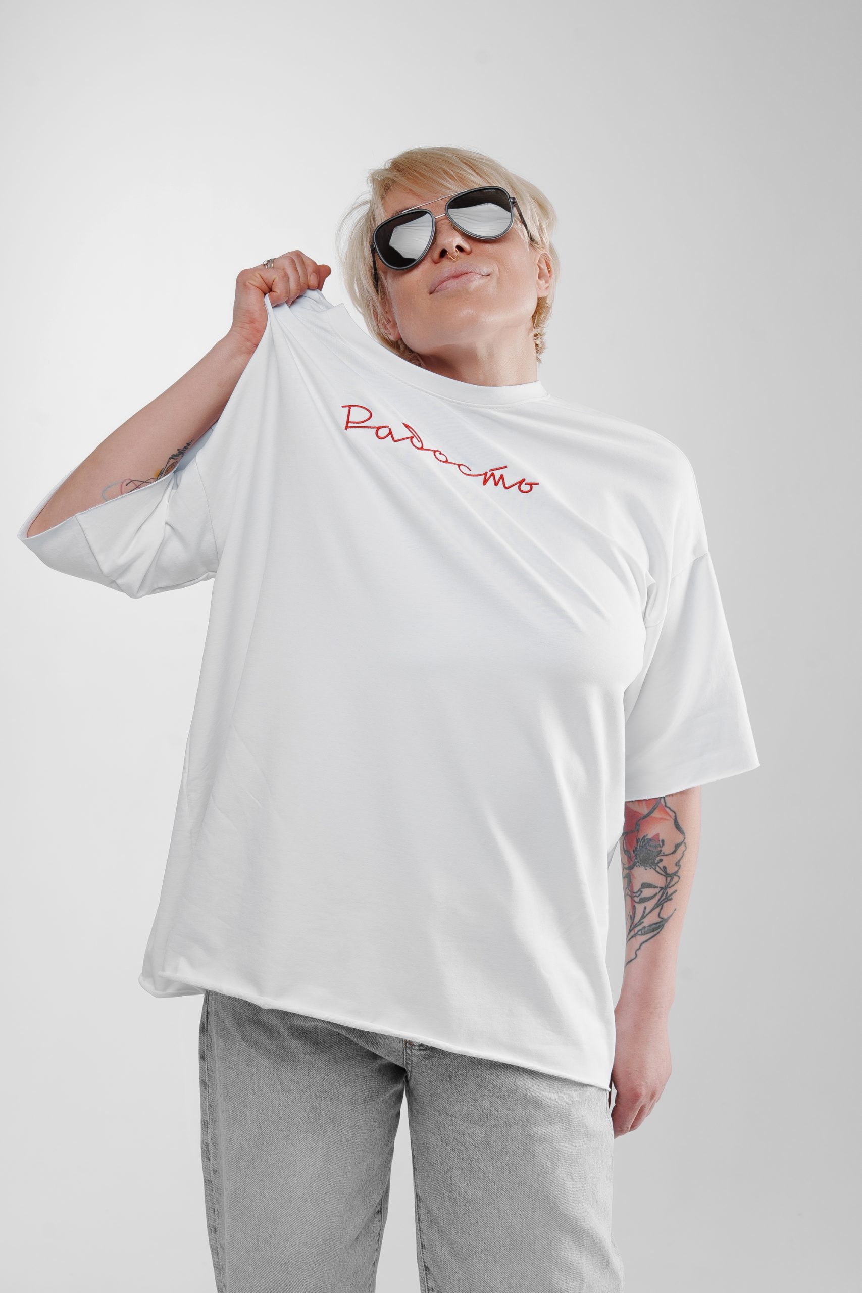 Футболка белая Радость 46