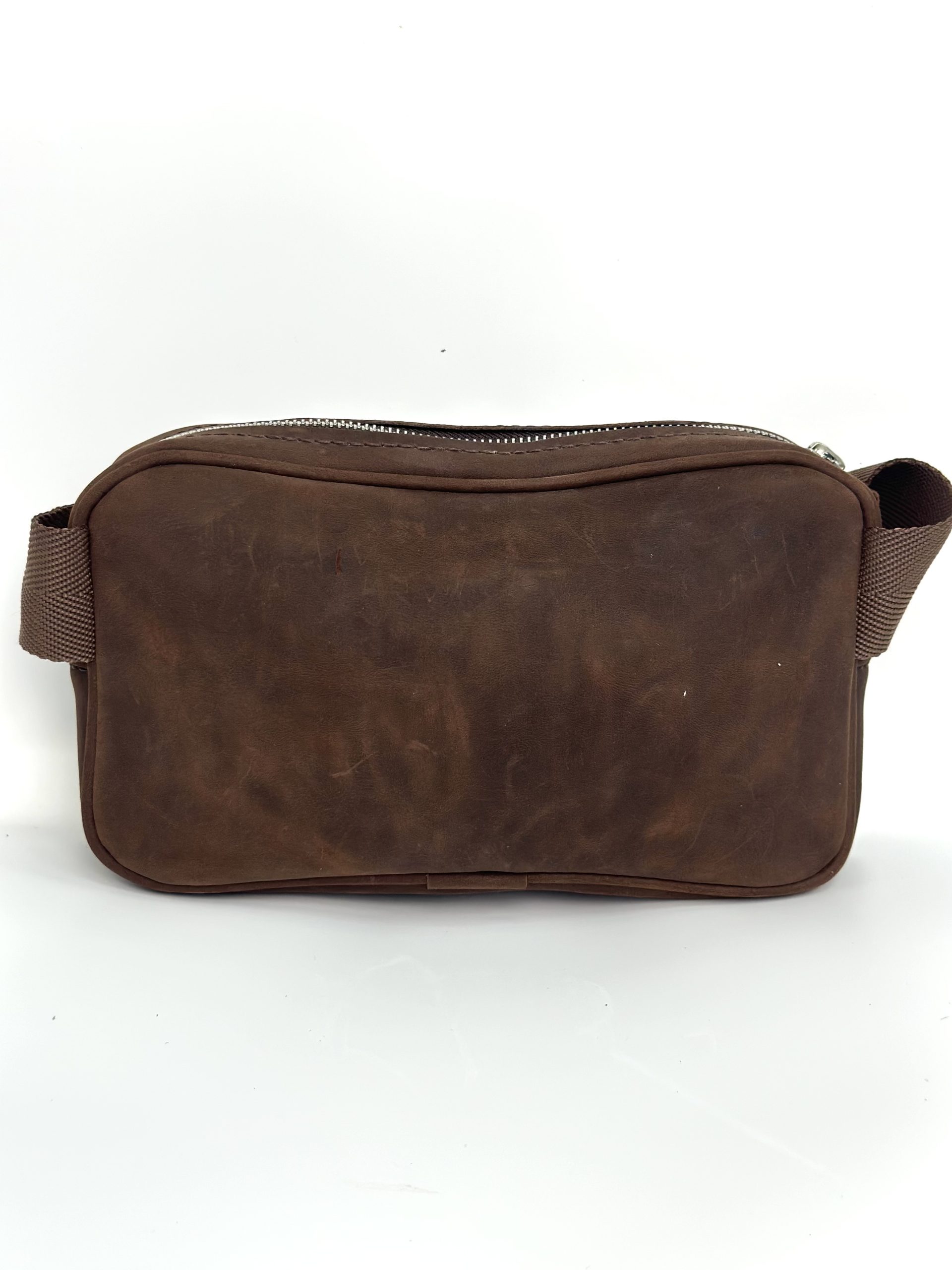 Кожаная поясная сумка ЕЛЕНА (КОРИЧНЕВЫЙ)