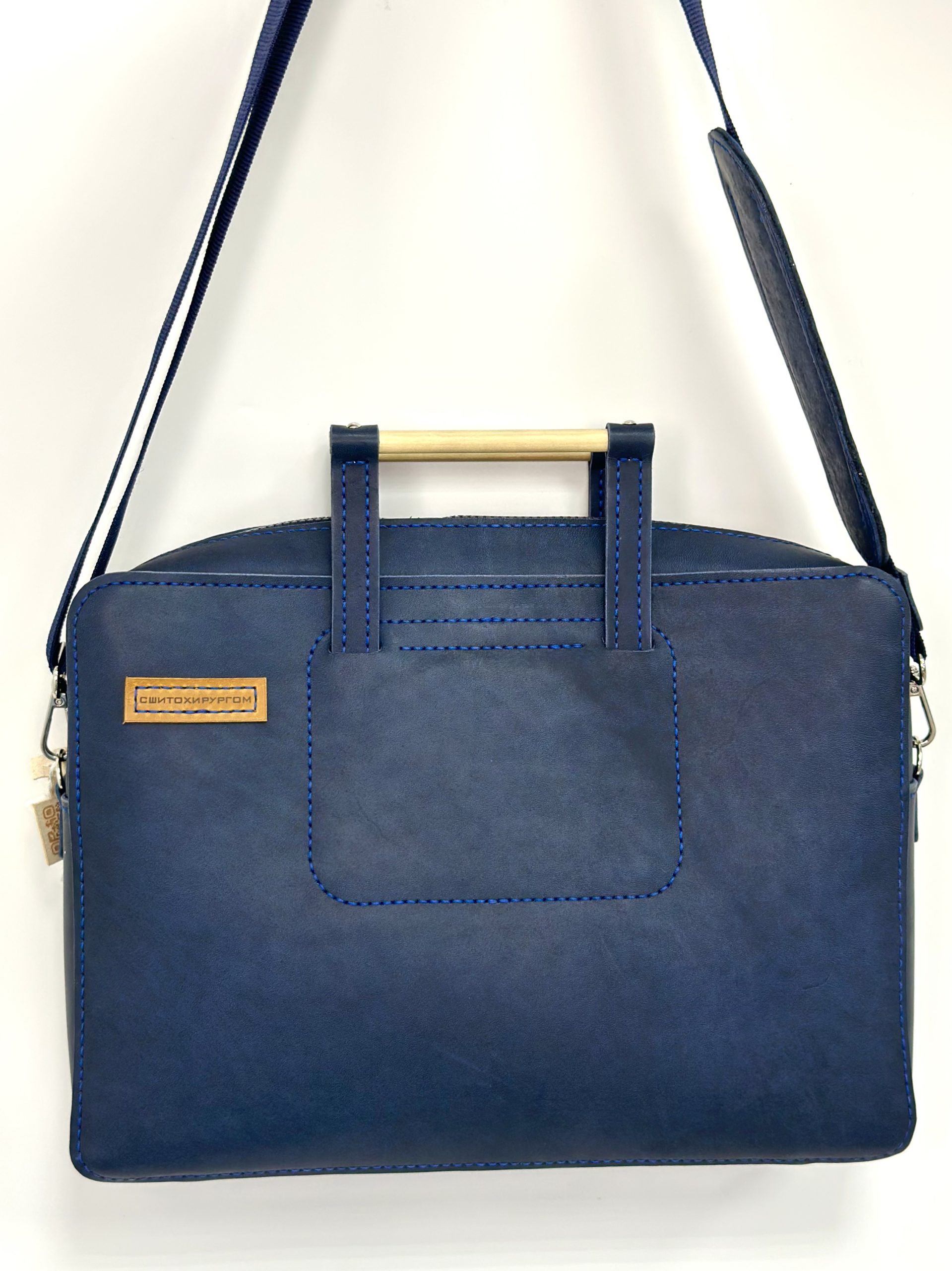 трансформирующаяся сумка-рюкзак из натуральной кожи АЛЕКСАНДР