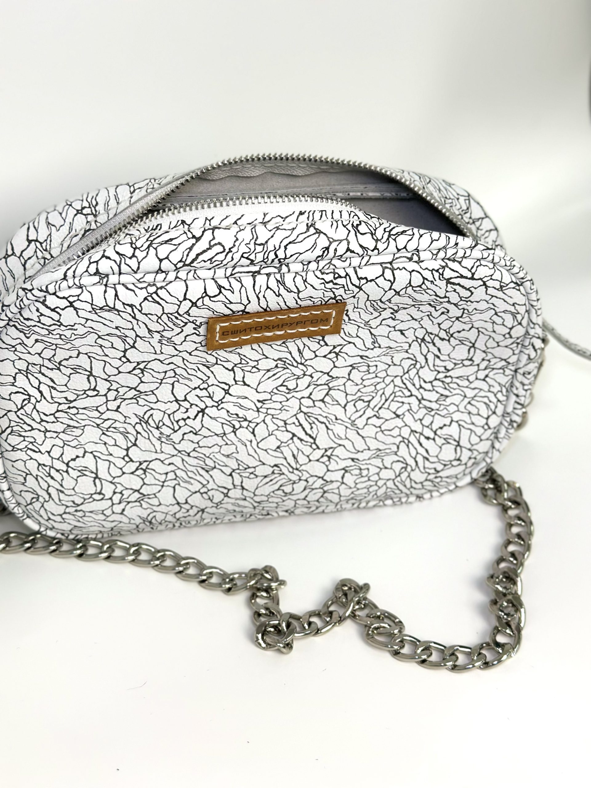 Сумка ОВАЛ (БЕЛЫЕ КАМНИ)