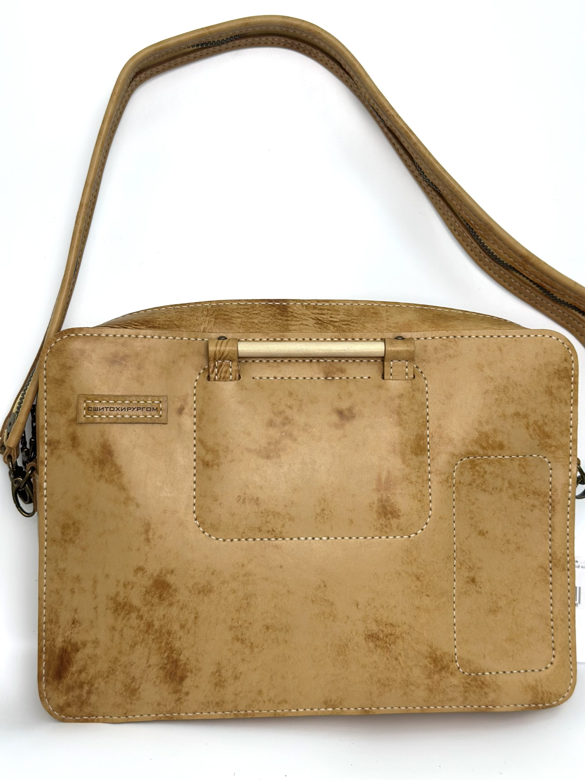 трансформирующаяся сумка-рюкзак из натуральной кожи АЛЕКСАНДР