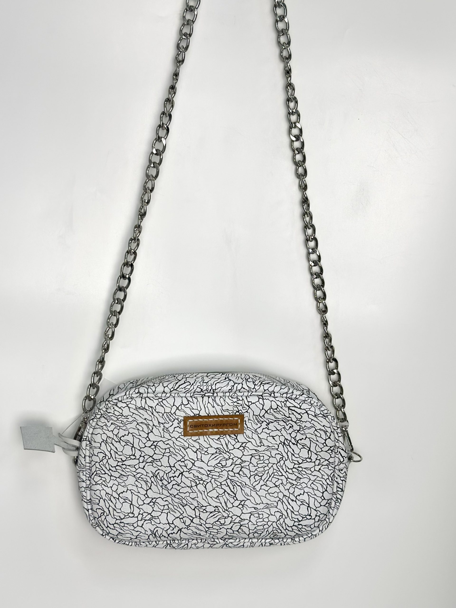 Сумка ОВАЛ (БЕЛЫЕ КАМНИ)