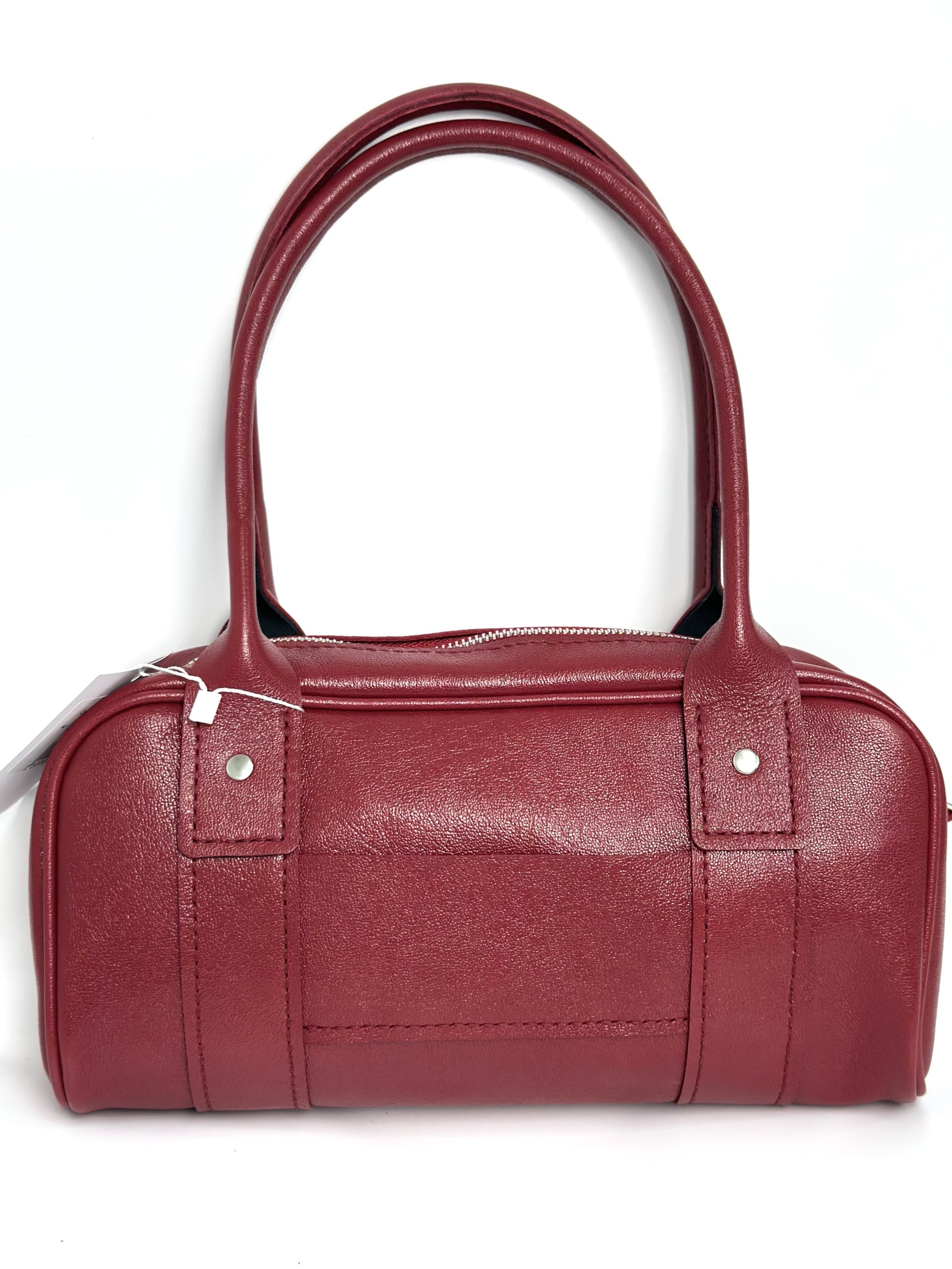 Сумка Батон красный скат