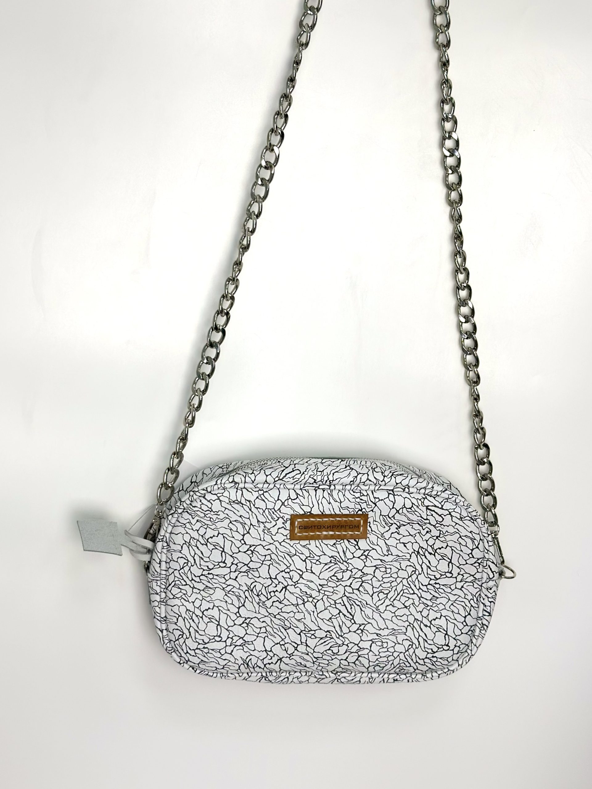 Сумка ОВАЛ (БЕЛЫЕ КАМНИ)