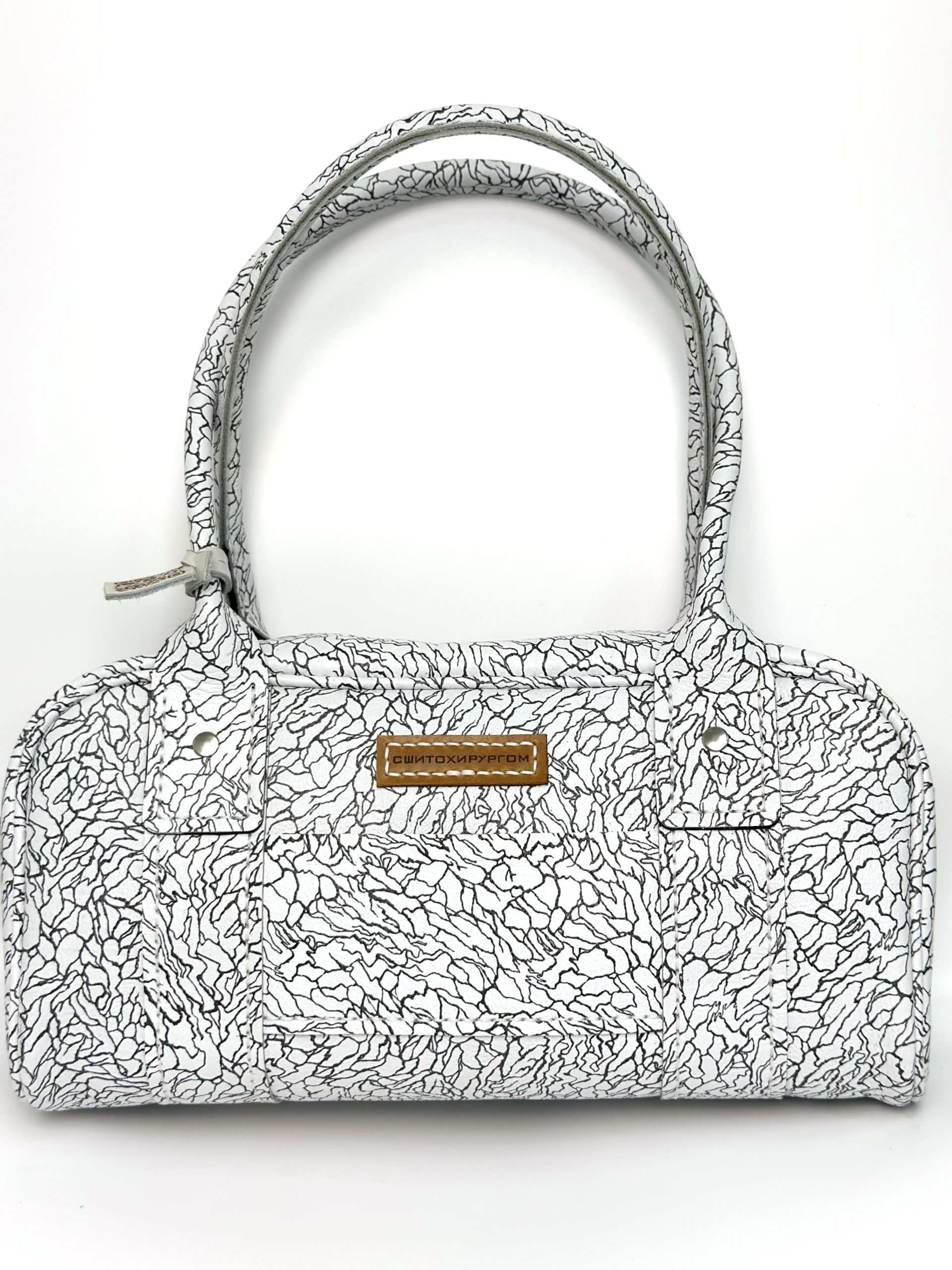 Сумка БАТОН (белые камни)